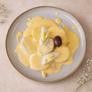 Potatoes in Aji Amarillo Cream